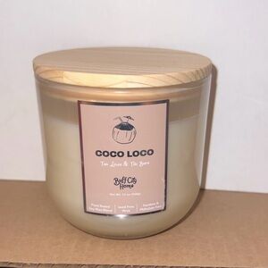 Coco Loco Scented Candle - Cream